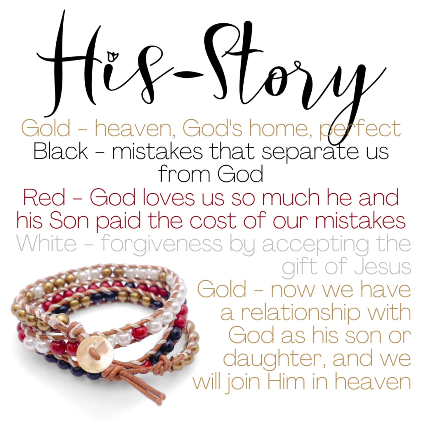 His-Story wrap bracelet