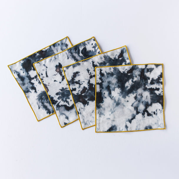 Grey Marble Cocktail Napkins