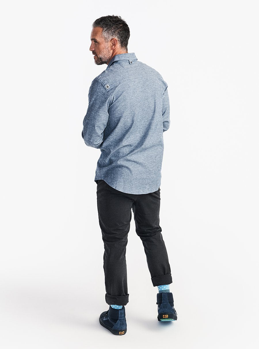 Long Sleeve Work Shirt - Indigo