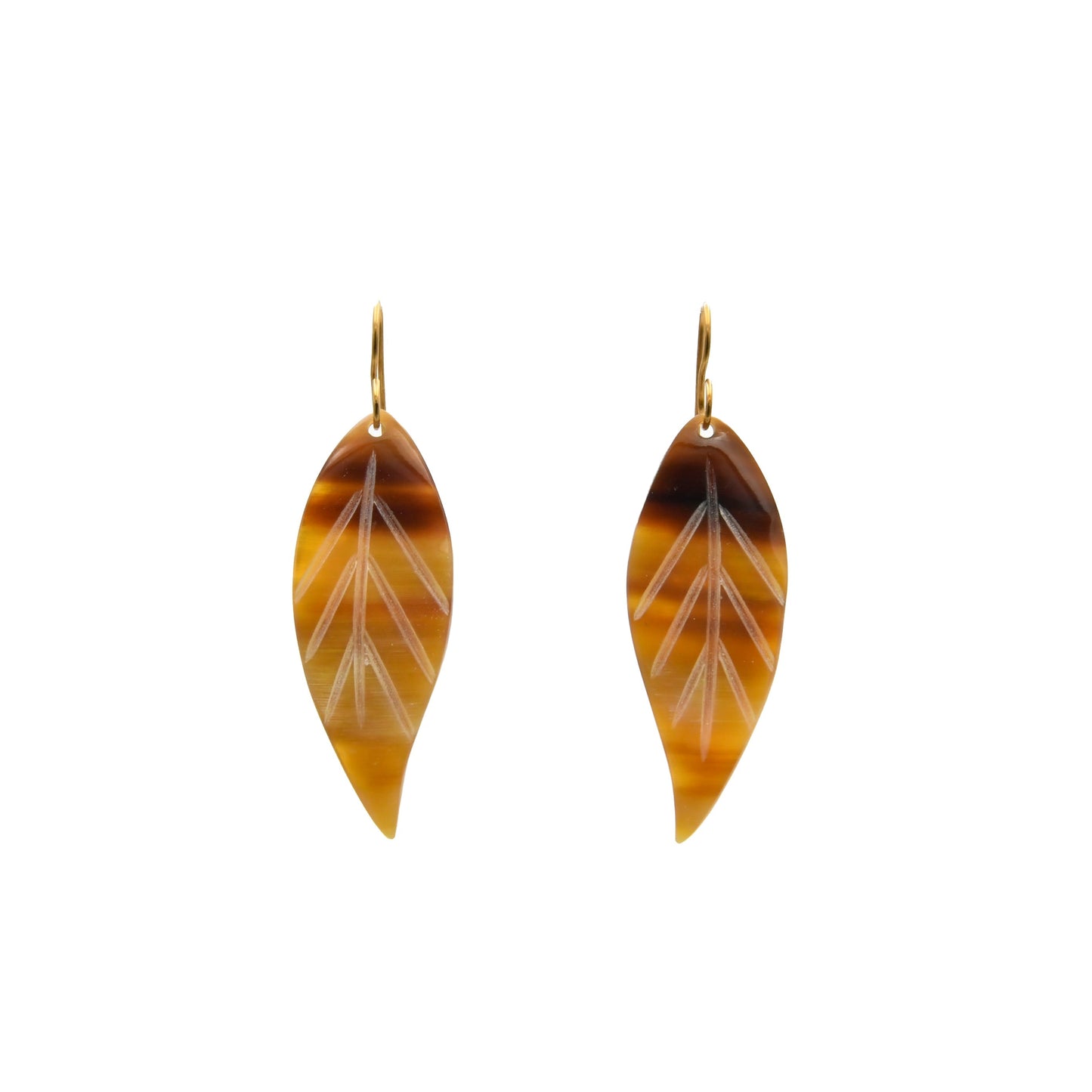 Large Leaf Earrings