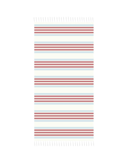 Others Handloom Towel Red/Blue