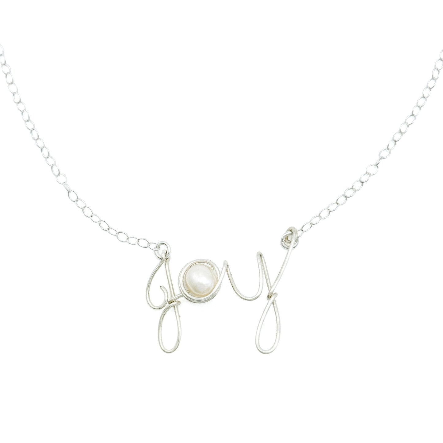 Joy sterling silver necklace