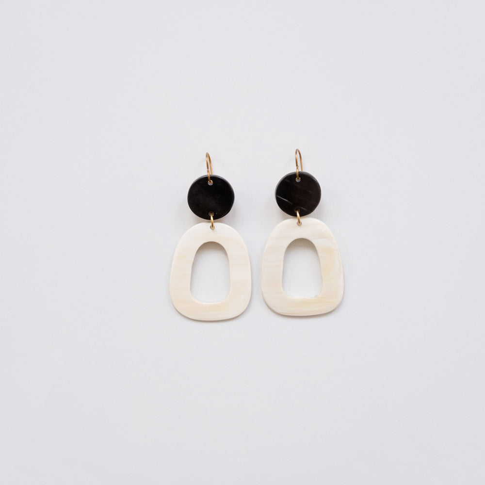 Open Oblong Earrings