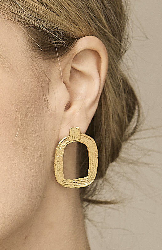 Eva Hoop Earrings - Sterling Silver