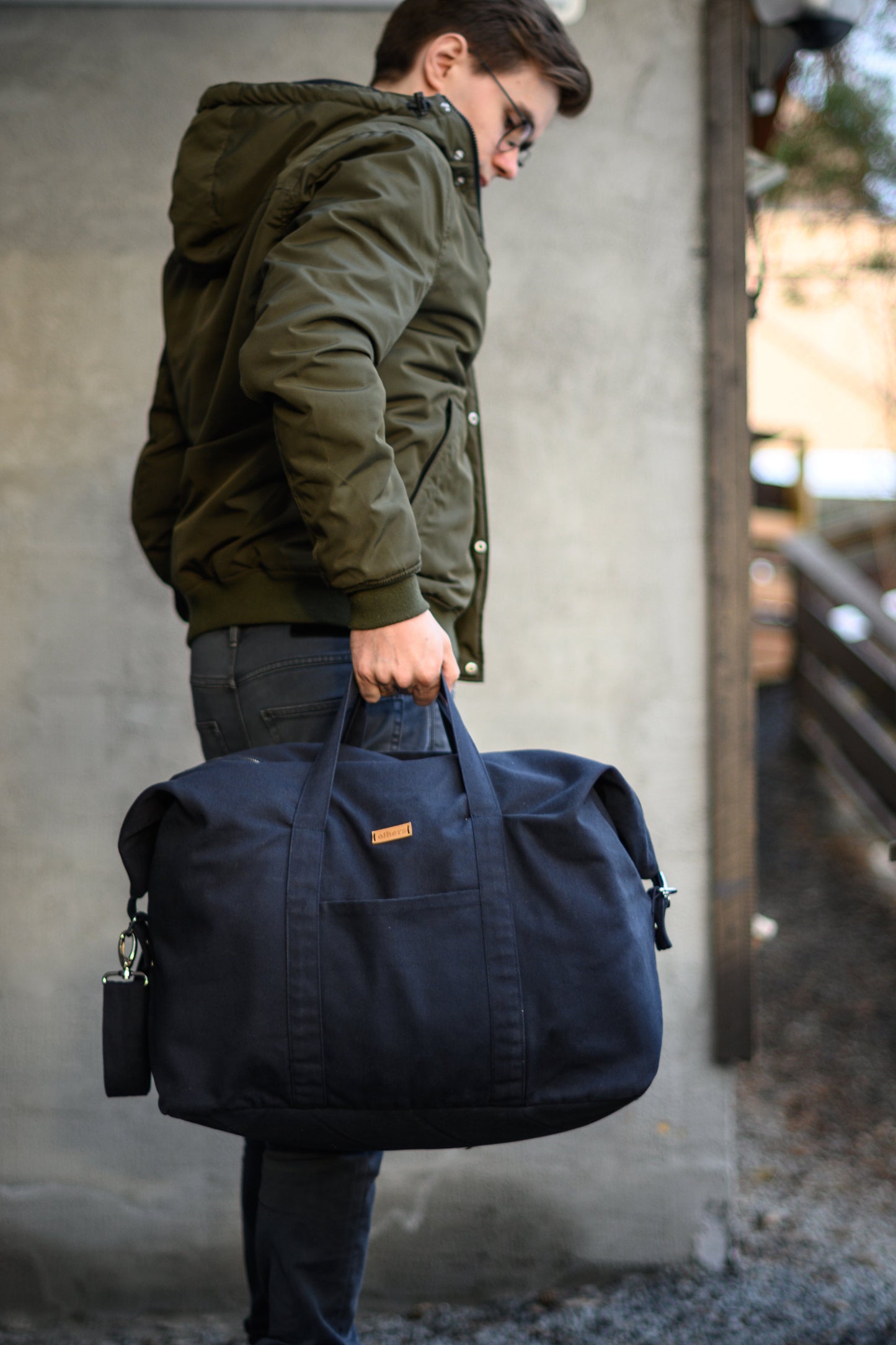 Others Navy Weekend Bag