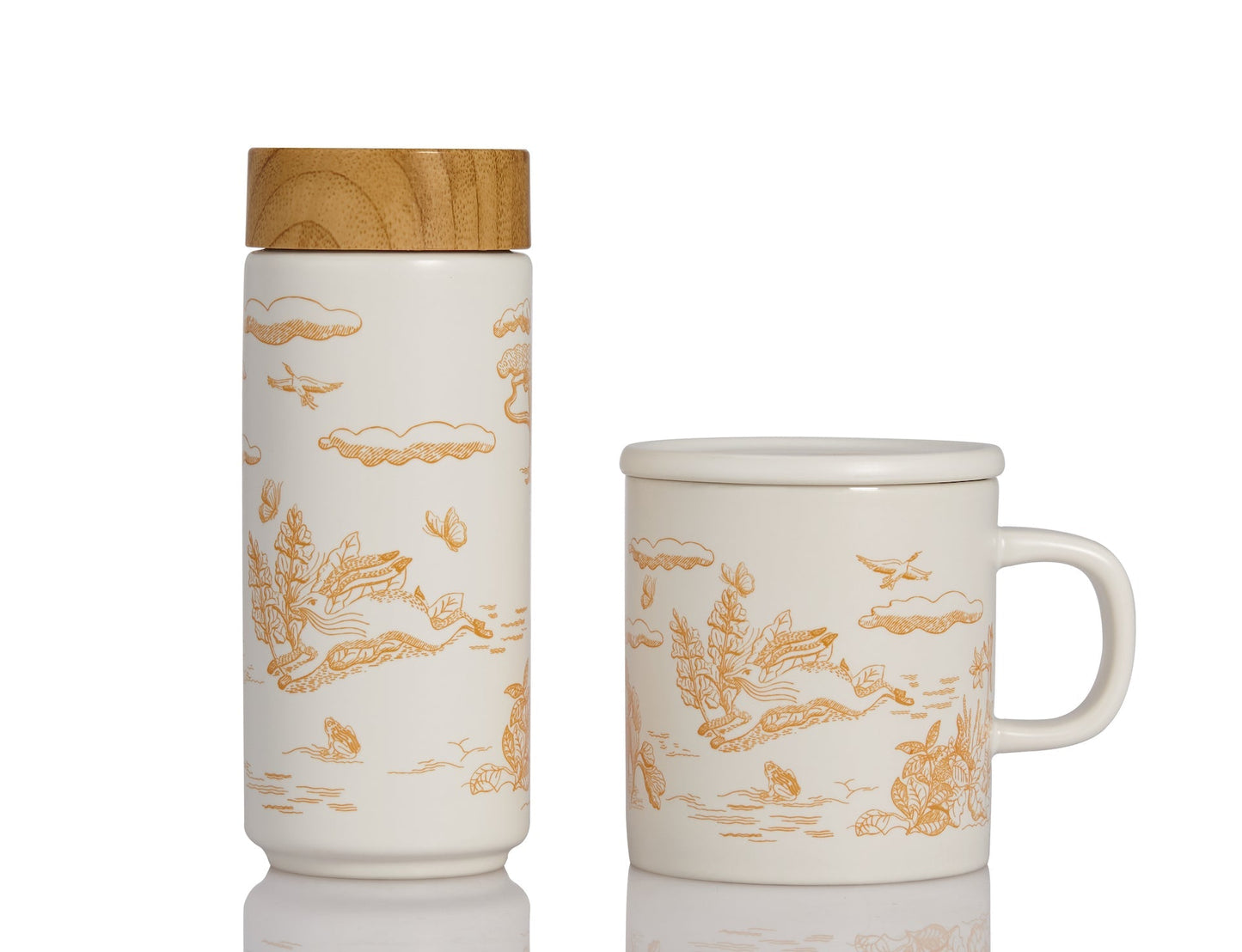 Magic Garden Travel Mug & Mug Gift Set