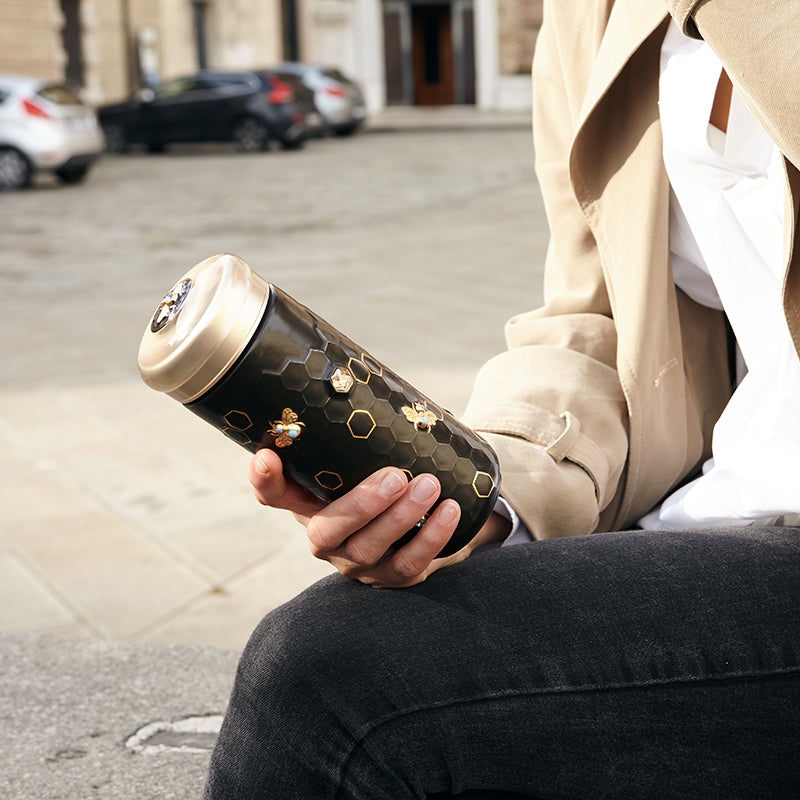 Honey Bee Travel Mug with Crystals