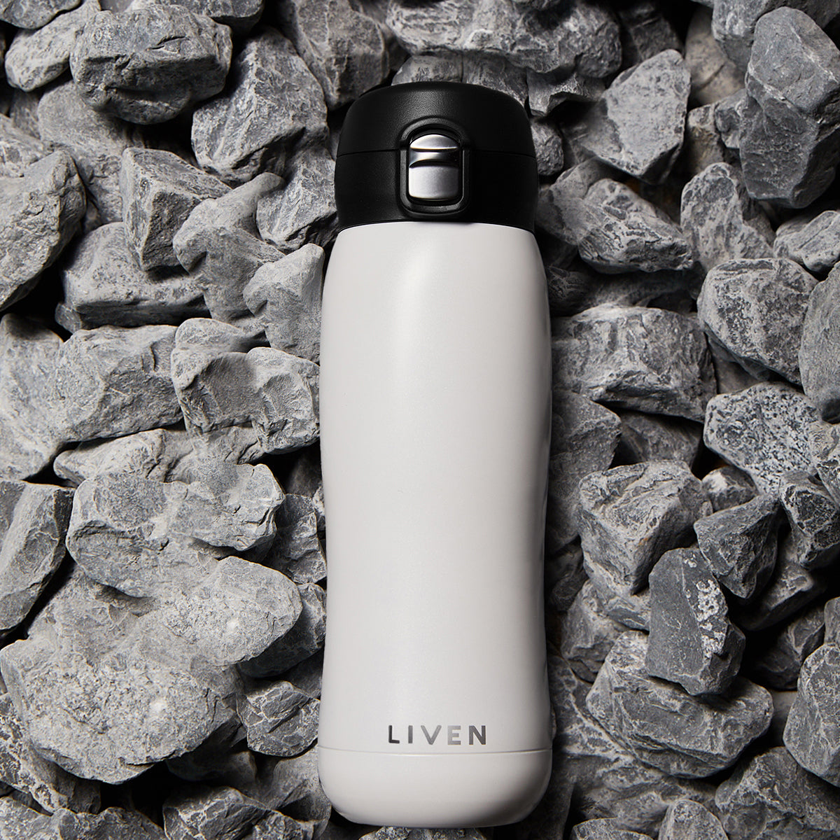 Liven Glow™ Ceramic-Coated Insulated Stainless Steel Water Bottle 17 oz