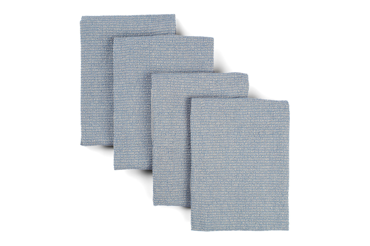 Kitchen Towels Set of 4, Reusable Dish Rags, Ecofriendly Cotton Tea Towels