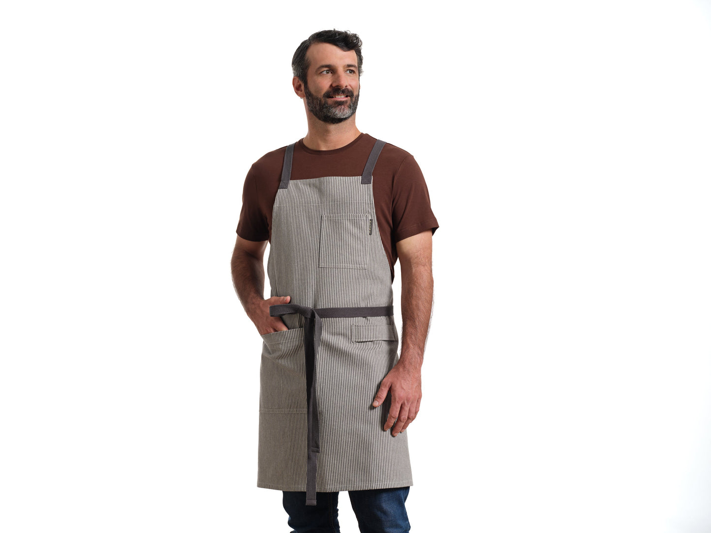 Crossback Apron with Pockets, Gardening Apron and Serving Aprons