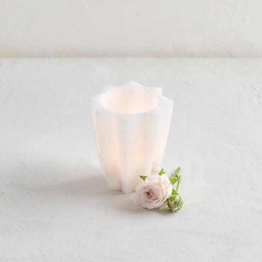 Tara Alabaster Votive Cup