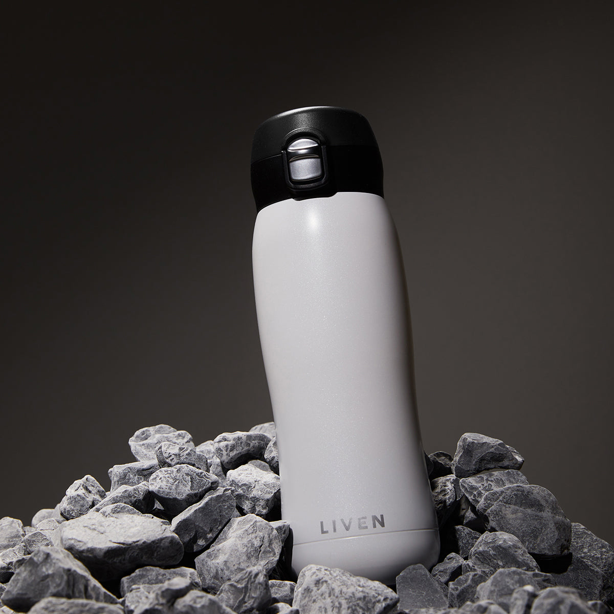 Liven Glow™ Ceramic-Coated Insulated Stainless Steel Water Bottle 17 oz