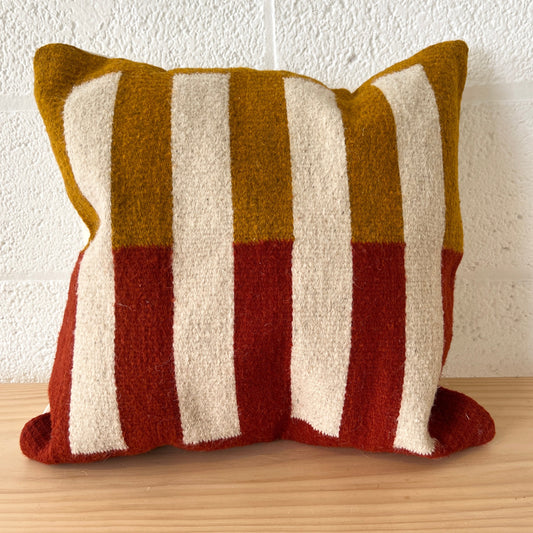 LOOM Imports Wool Tri Colored Pillow Nº1