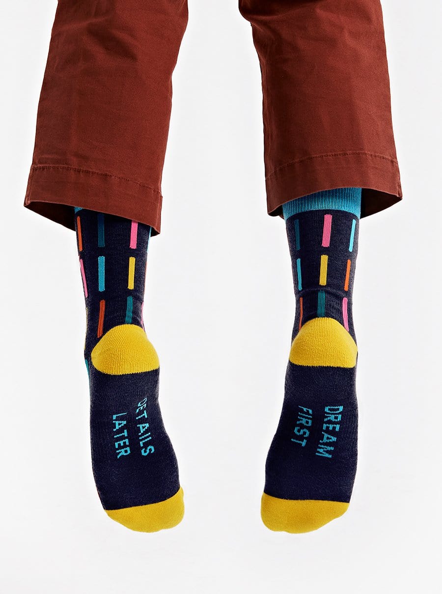 The Socks - Dream First Details Later Navy