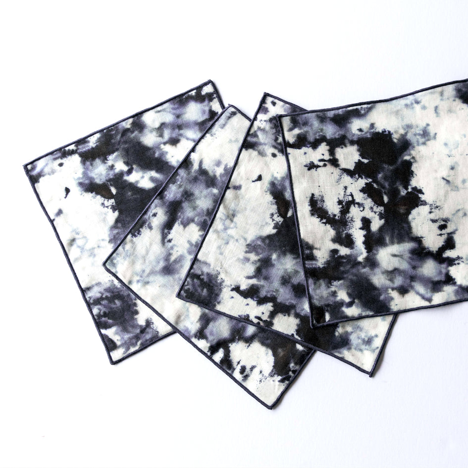 Grey Marble Cocktail Napkins