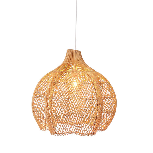 Whipped Rattan Pendant Hanging Light