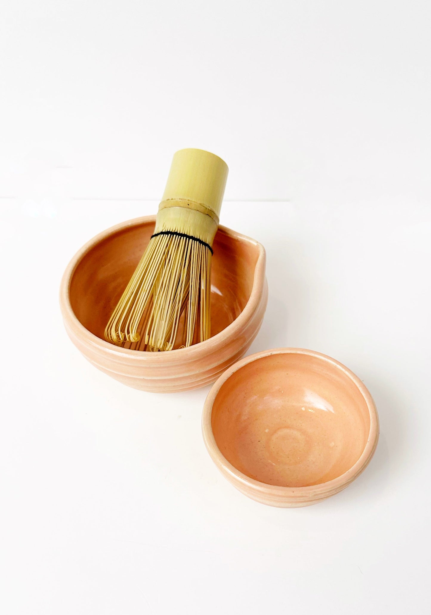 HUNNY MATCHA BOWLS Peach (Set of two)