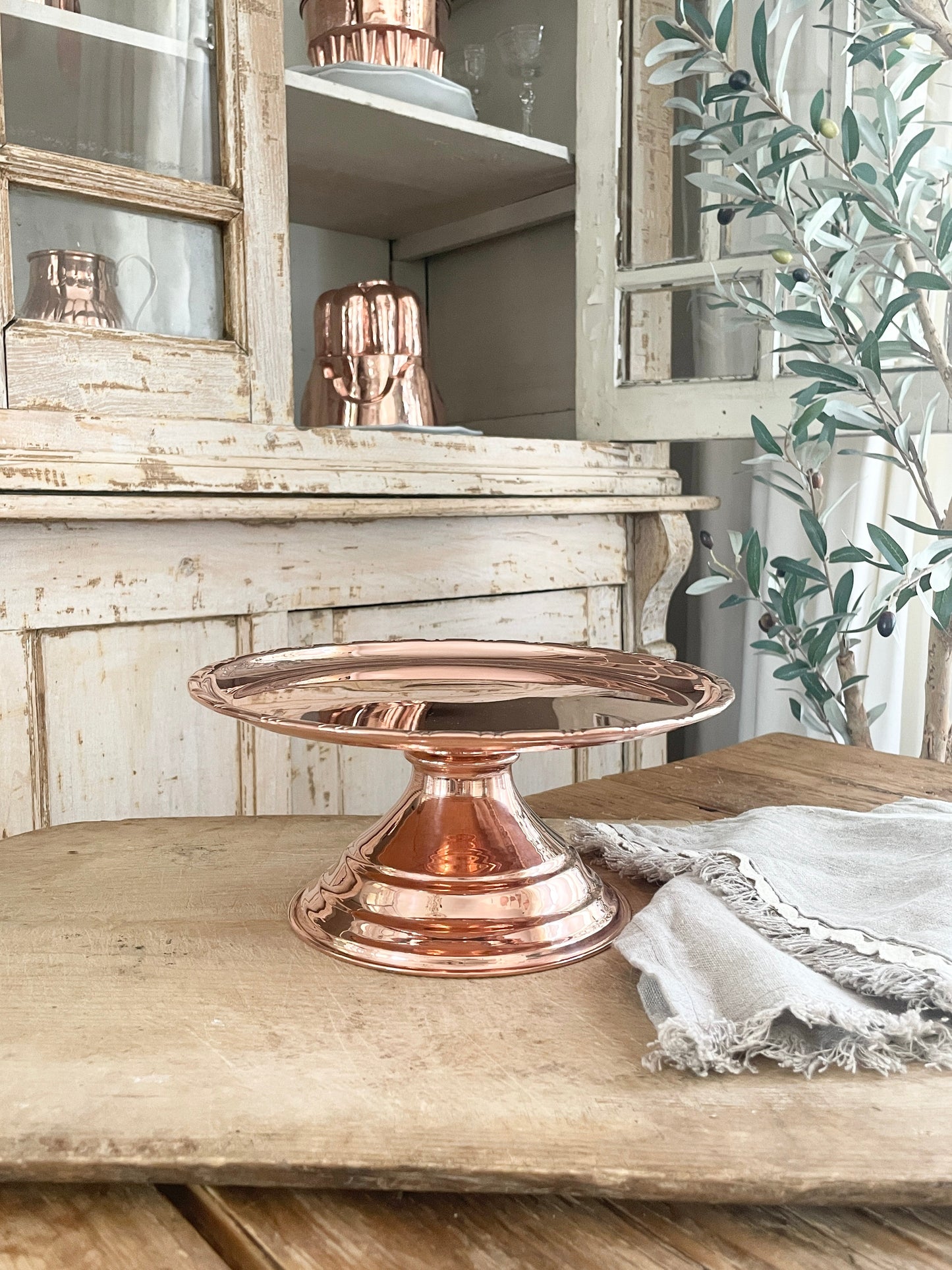 Vintage Inspired Copper Cakestand