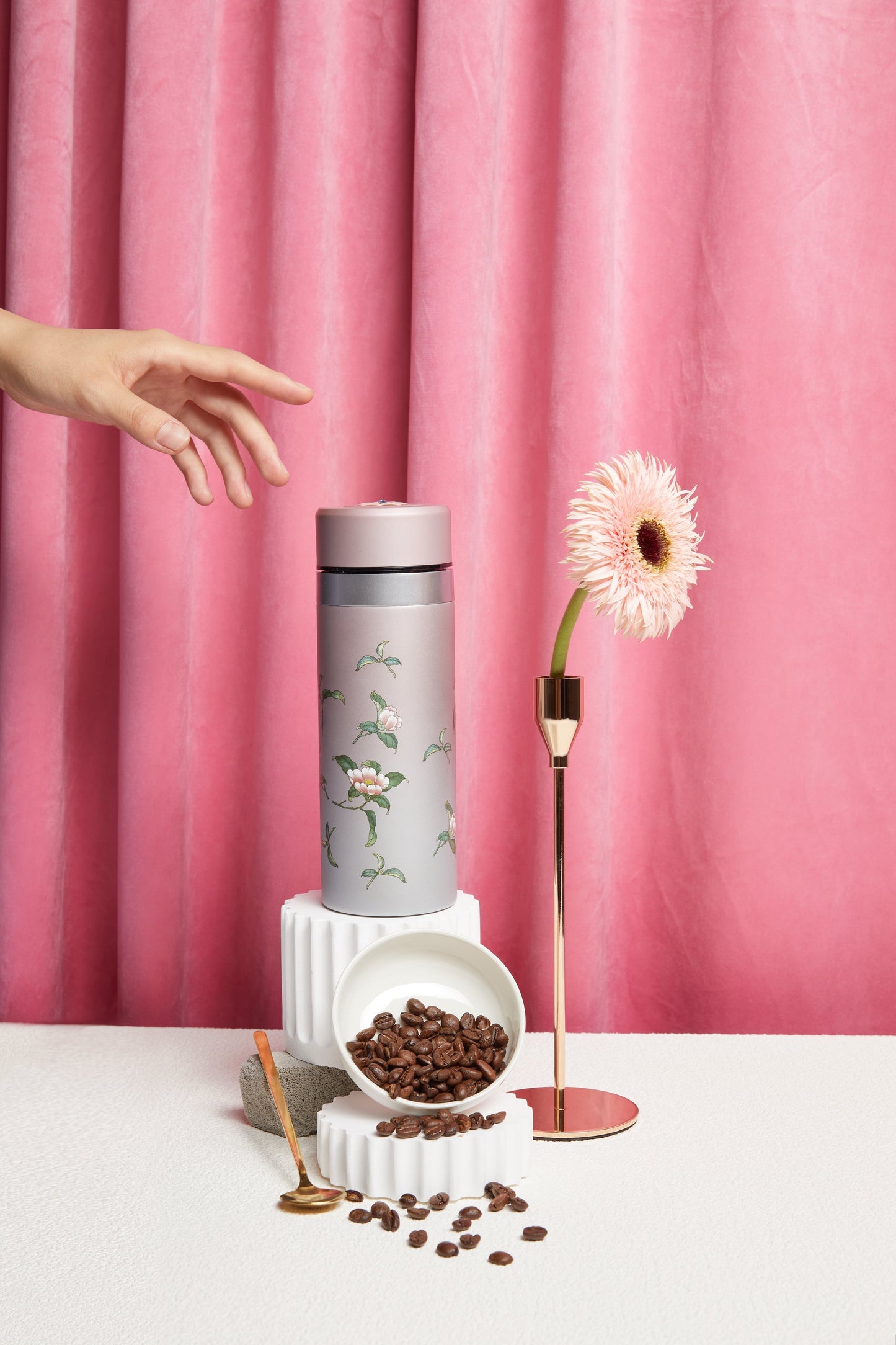 The Flower Fairy Stainless Steel Travel Mug with Ceramic Core