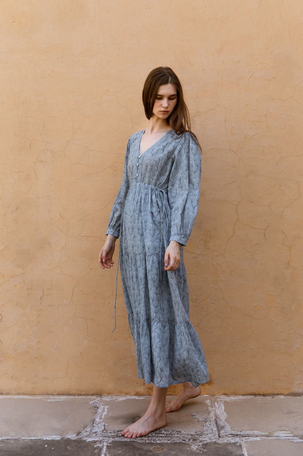 Hand-Printed Ashbury Dress