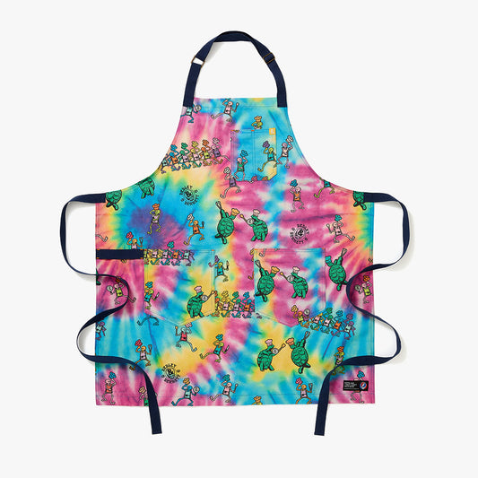 The Essential Apron - Grateful Dead Rainbow Tie Dye