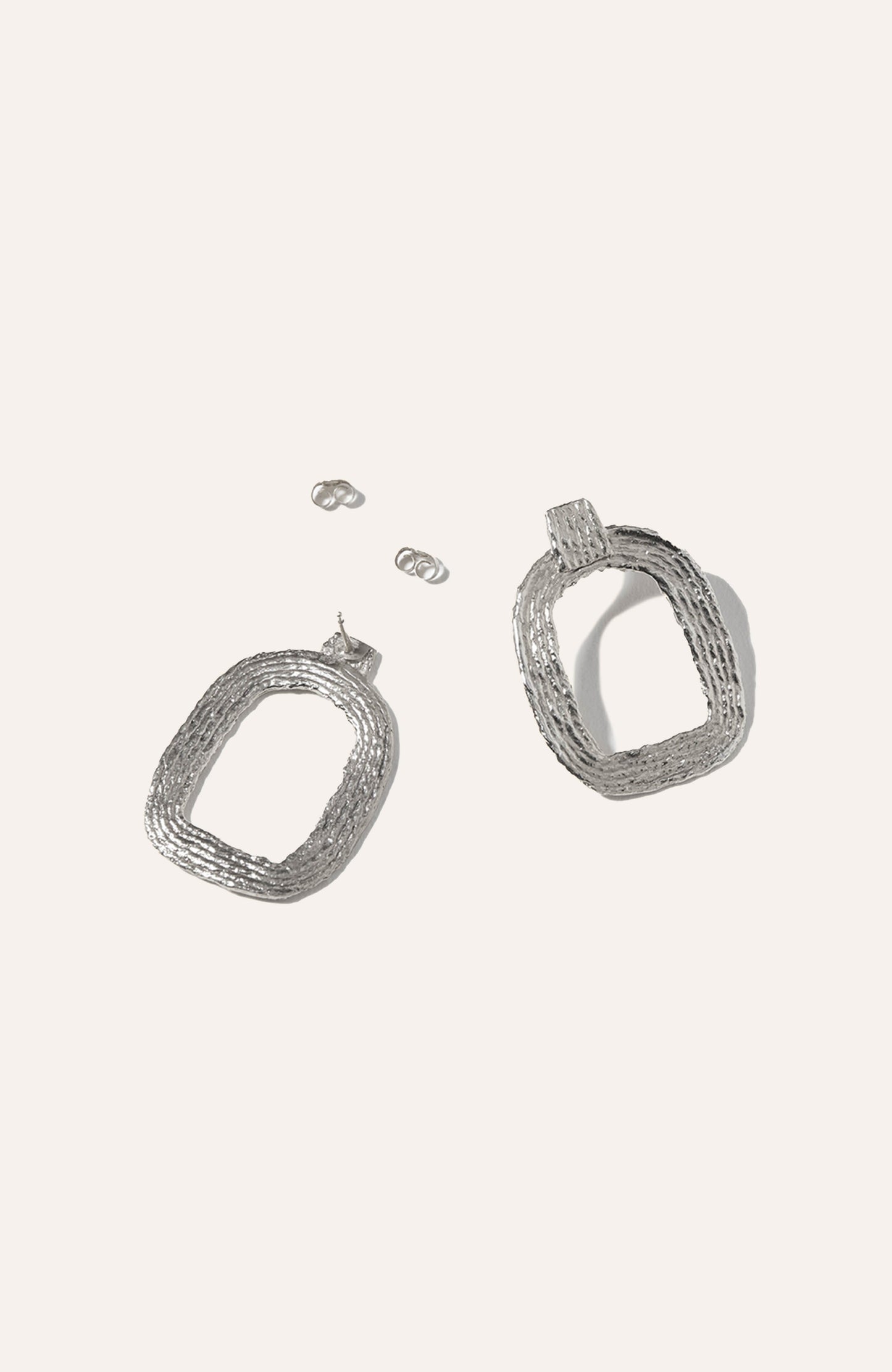 Eva Hoop Earrings - Sterling Silver