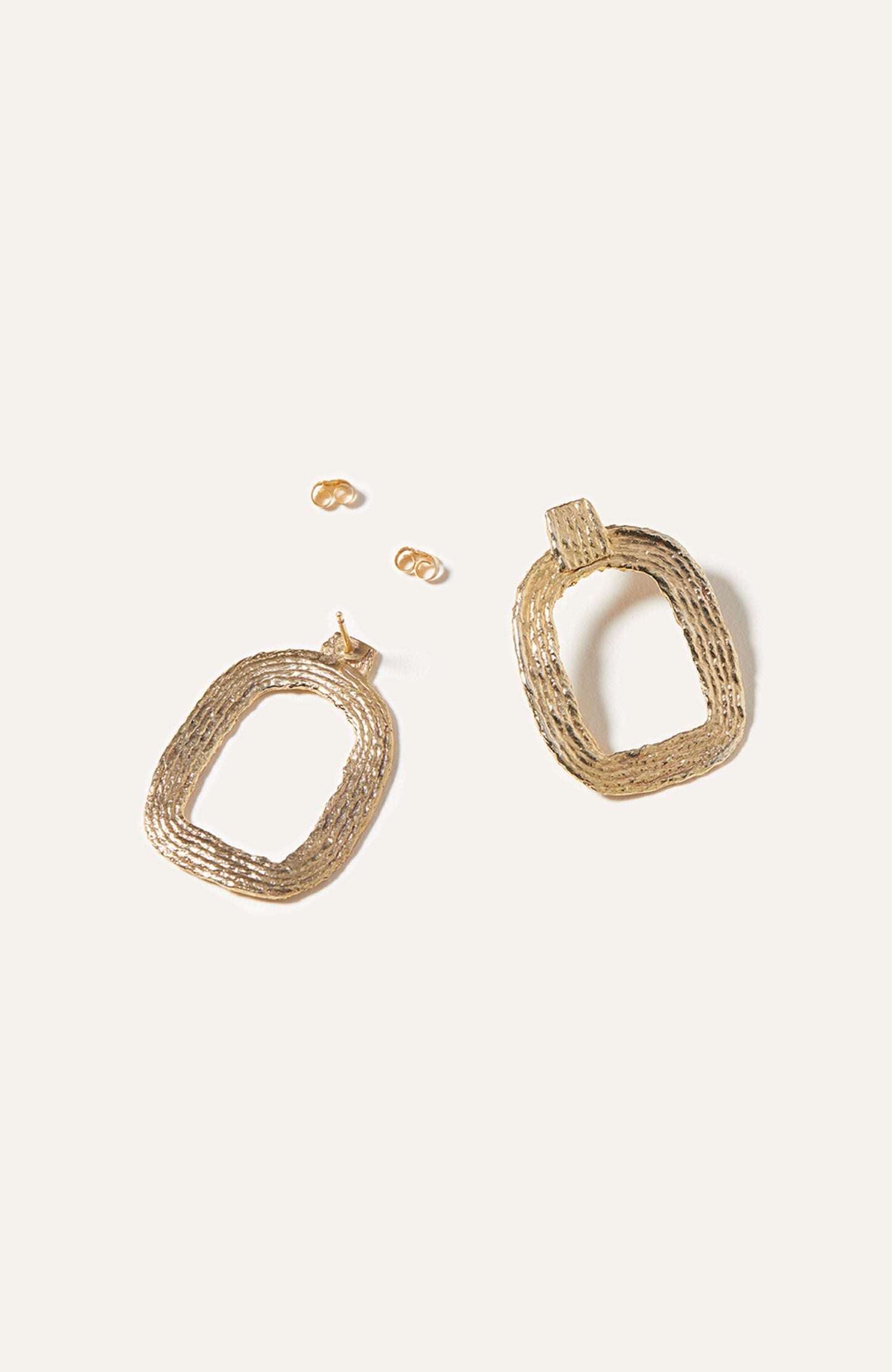 Eva Hoop Earrings - 14K Gold Plate