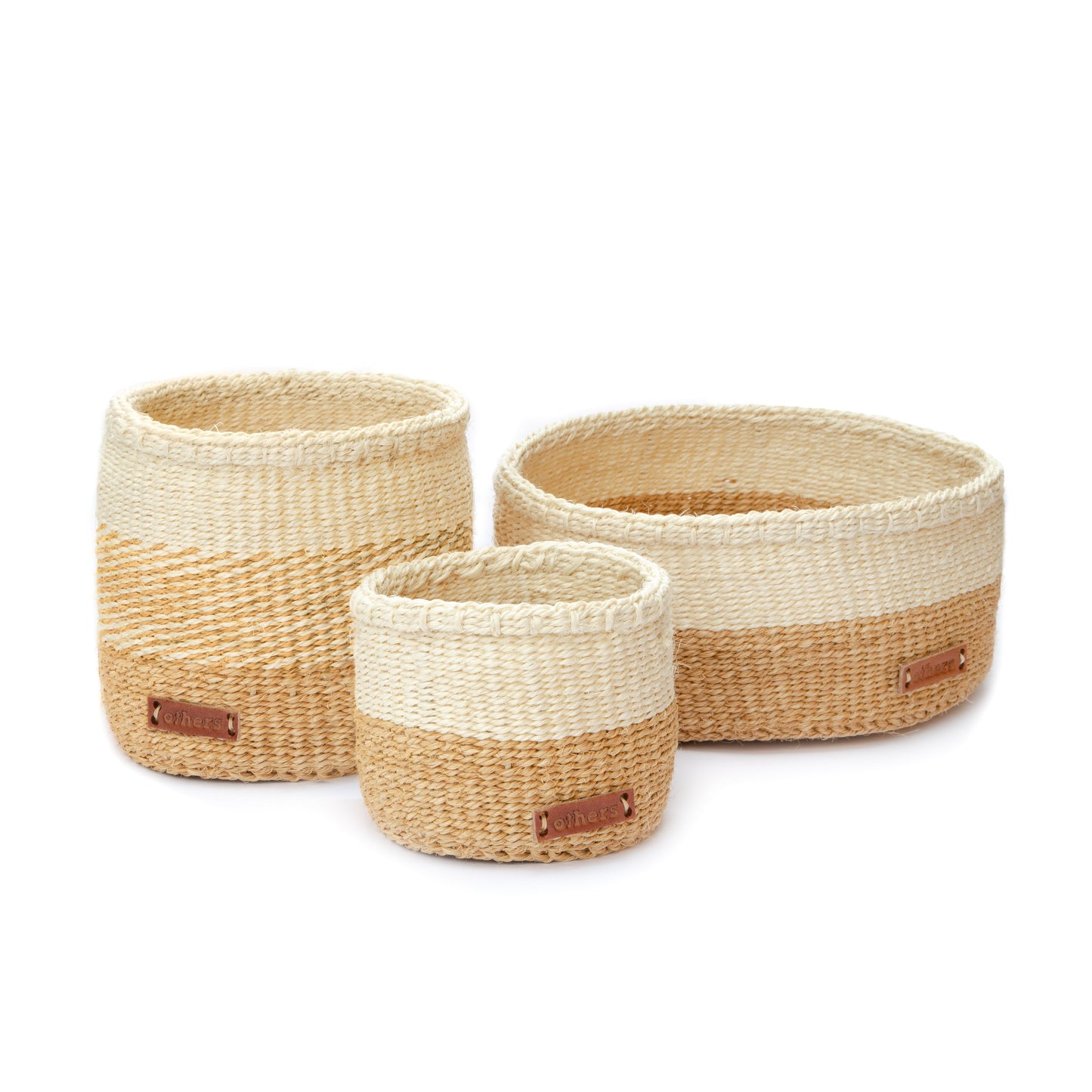 Others Large Sisal Basket Natural/Beige