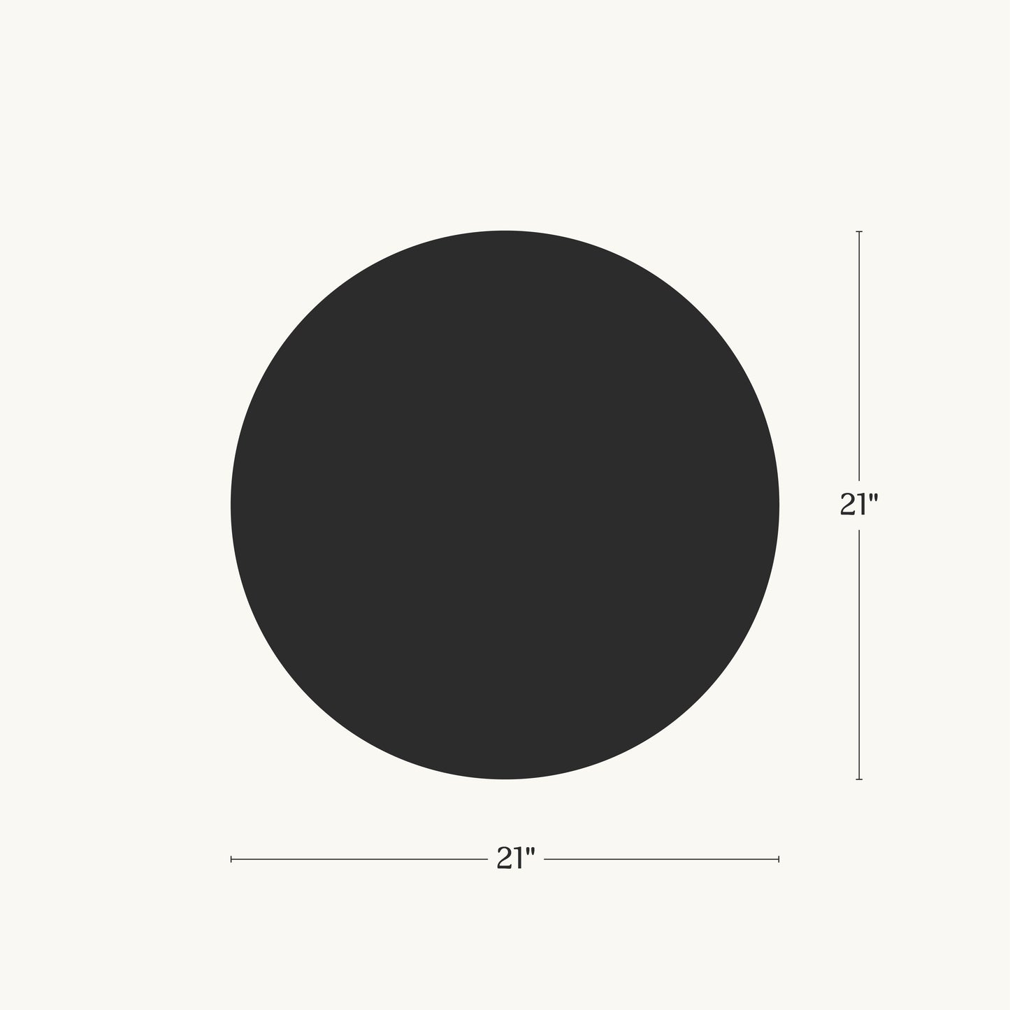 The Large Circle in Canvas