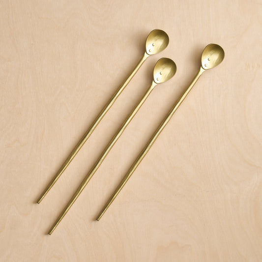 Forge Brass Tasting Spoons - Set of 3