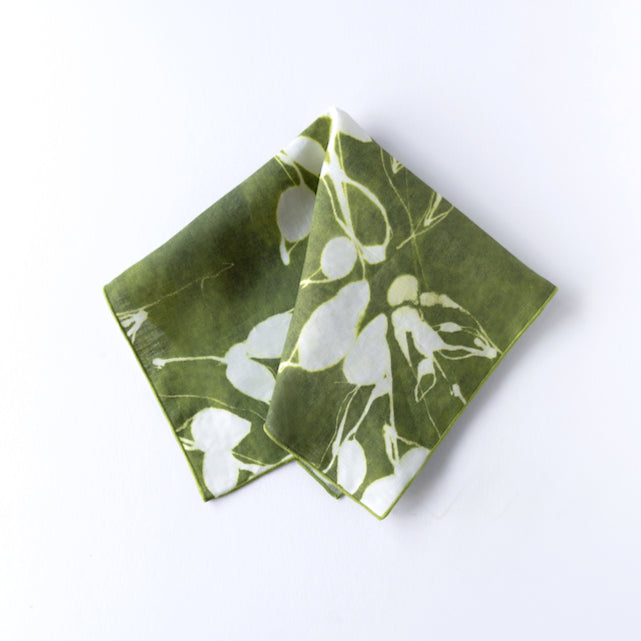 Porto Print in Olive Napkin