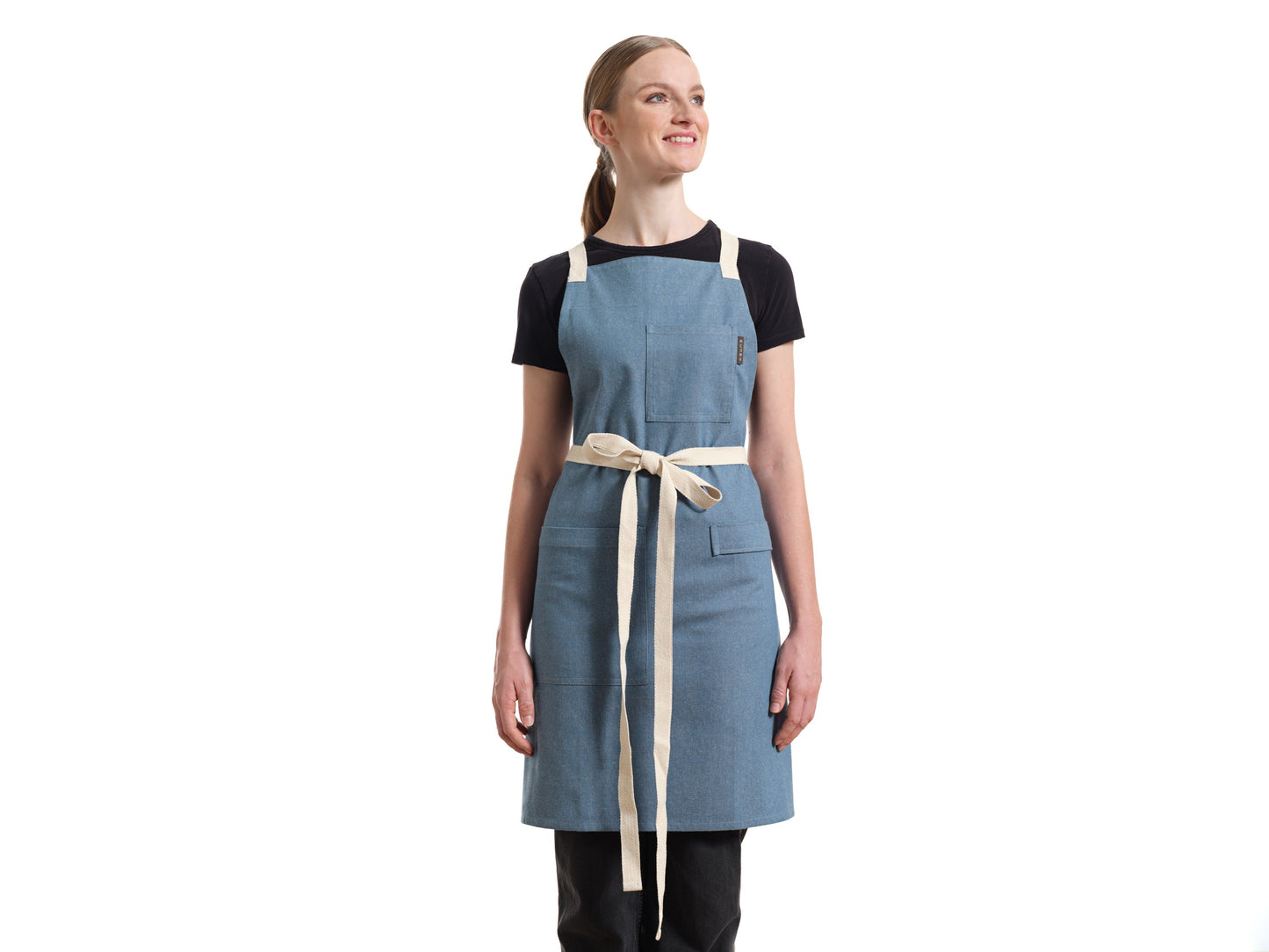 Crossback Apron with Pockets, Gardening Apron and Serving Aprons