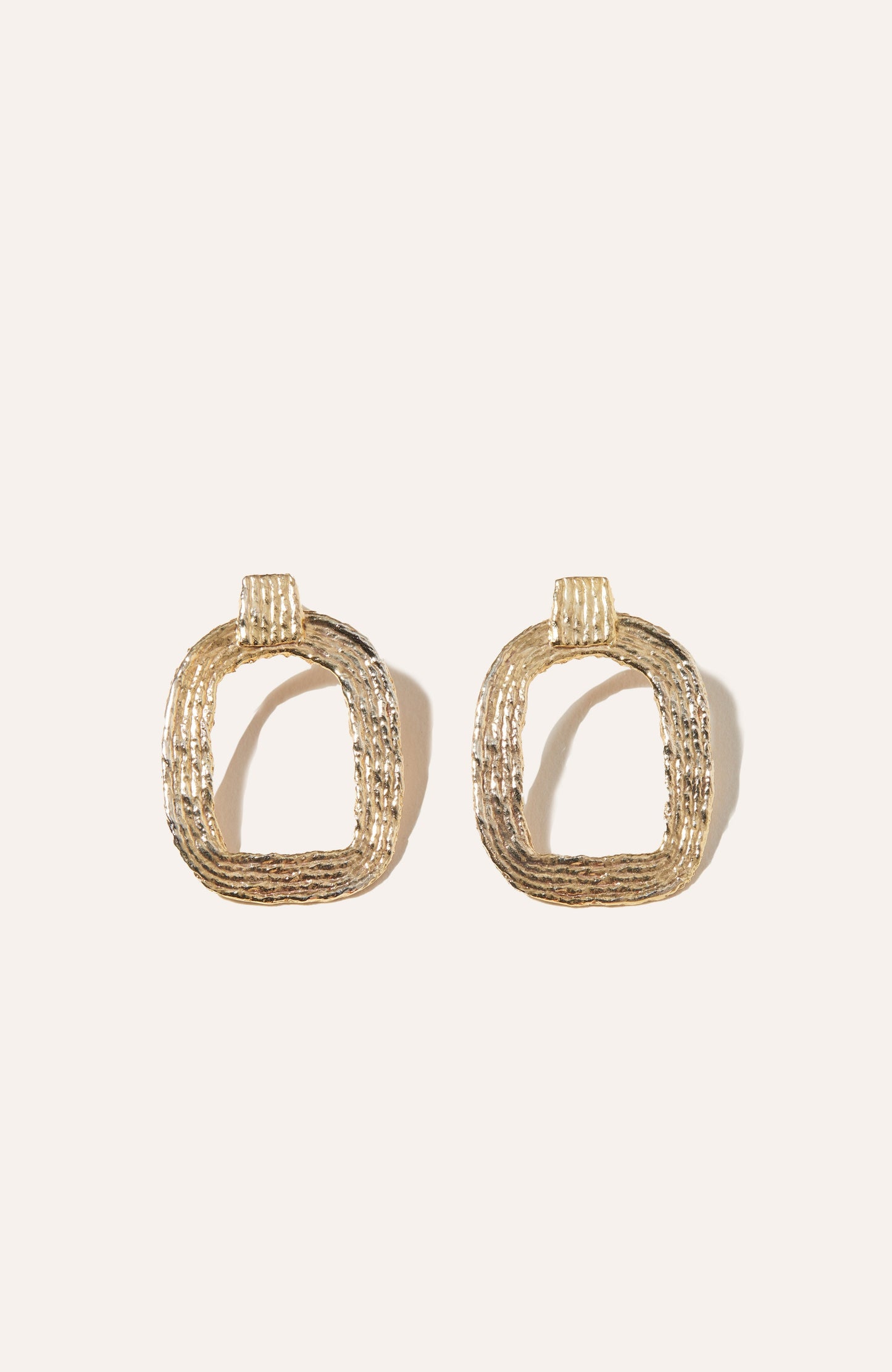 Eva Hoop Earrings - 14K Gold Plate