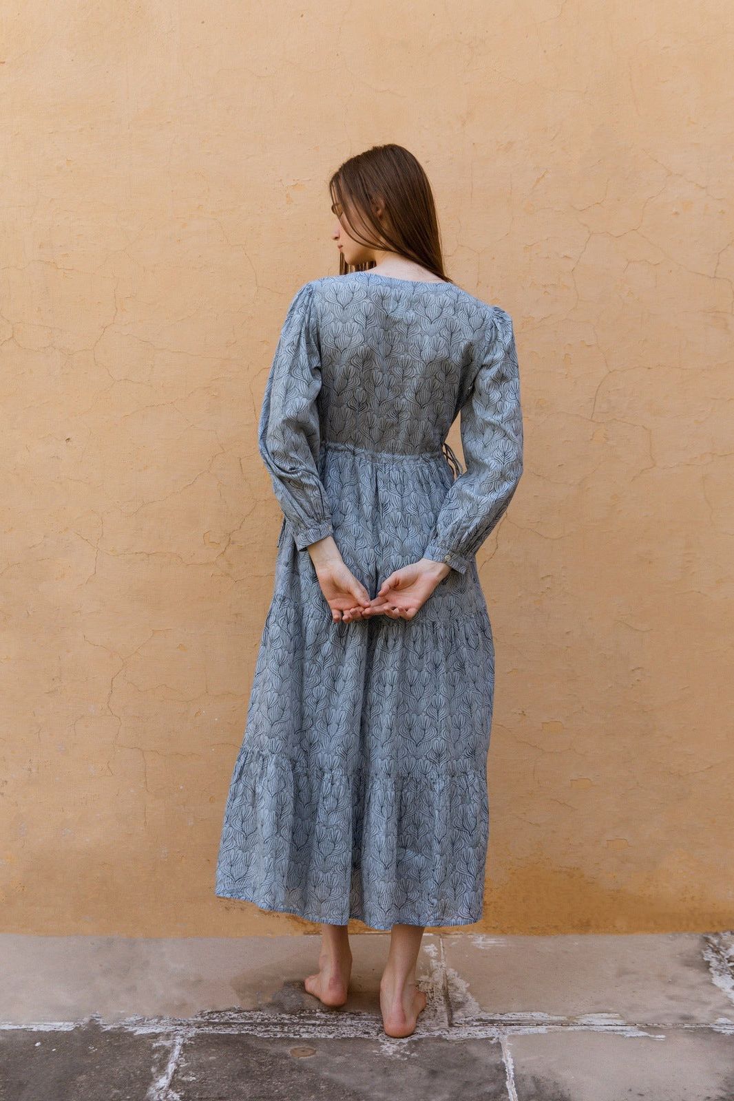 Hand-Printed Ashbury Dress