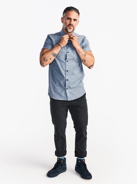 Short Sleeve Work Shirt - Indigo