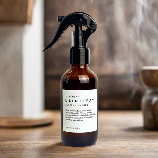 Linen Spray - Embers + Leather