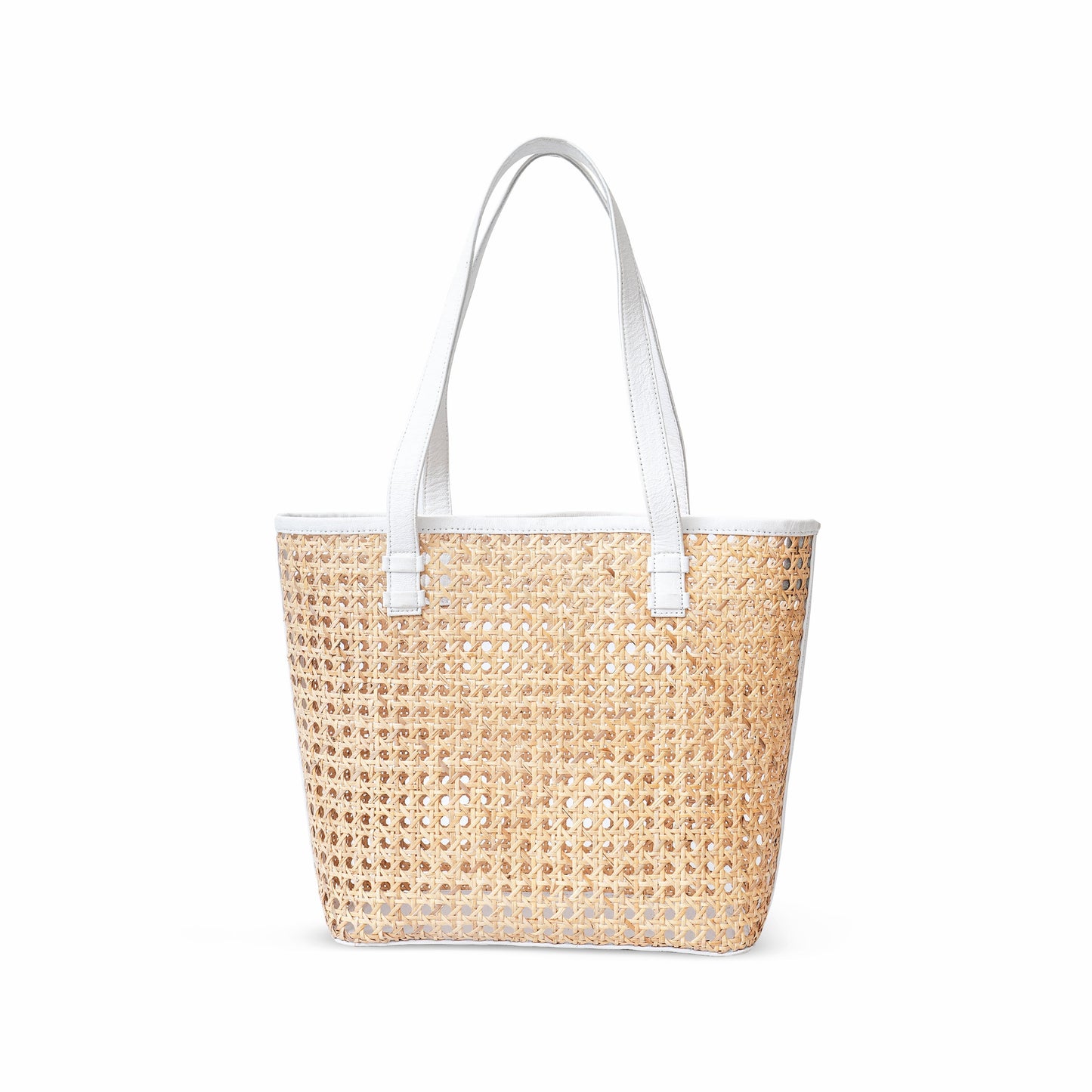 Petite French Market Rattan Tote