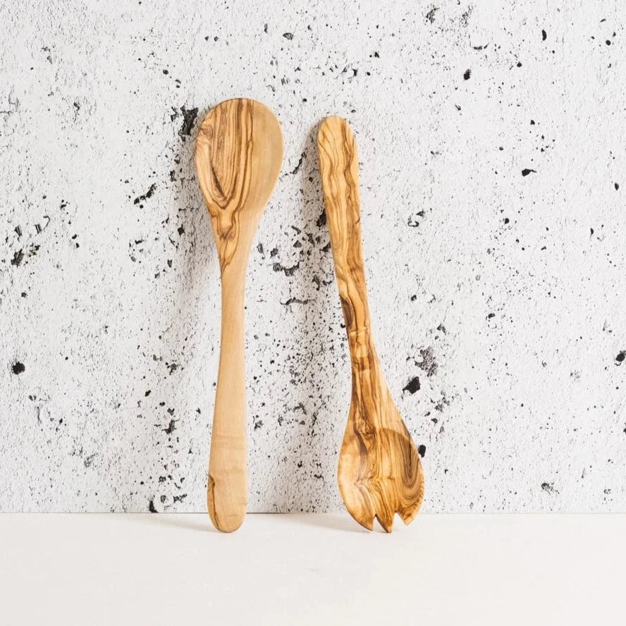 Olive Wood Utensils Set