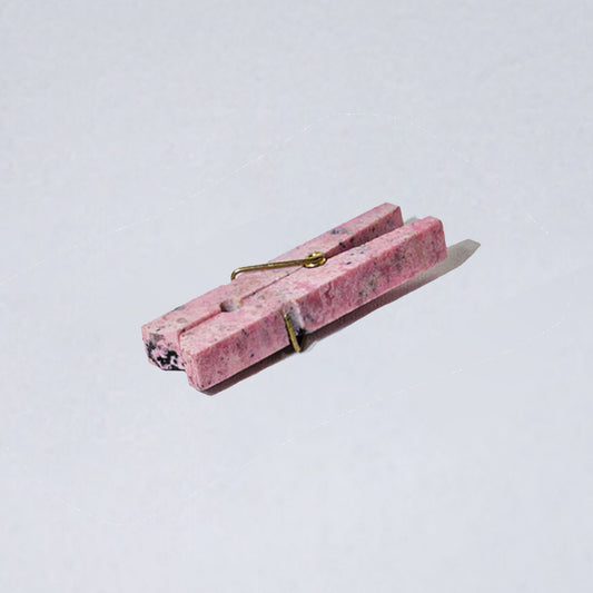 Decorative gemstone Laundry Clip - Rhodonite Pink