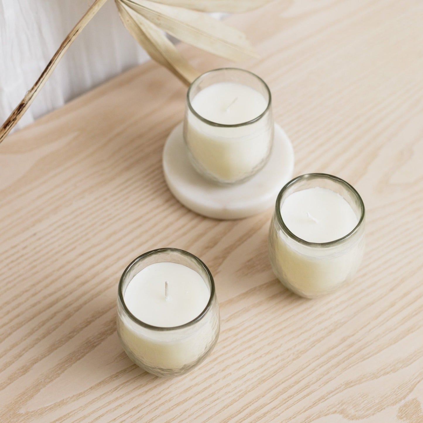 Filled Votive Candles Set of 3