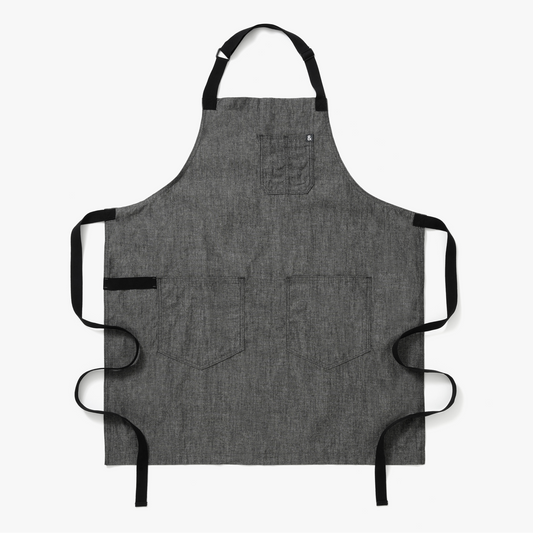 The Essential Apron - Peppercorn Grey