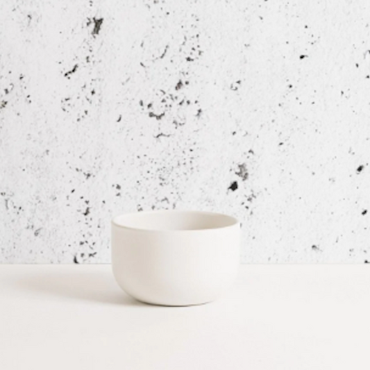 S/4 Tunisian Bowl - Matte White