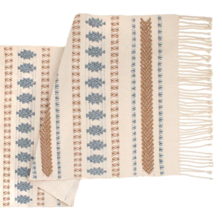 San Rafael Table Runner in Natural Cotton