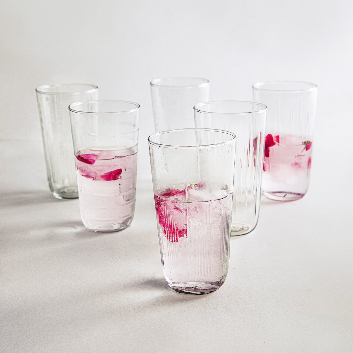 Tall Glasses Set of 6