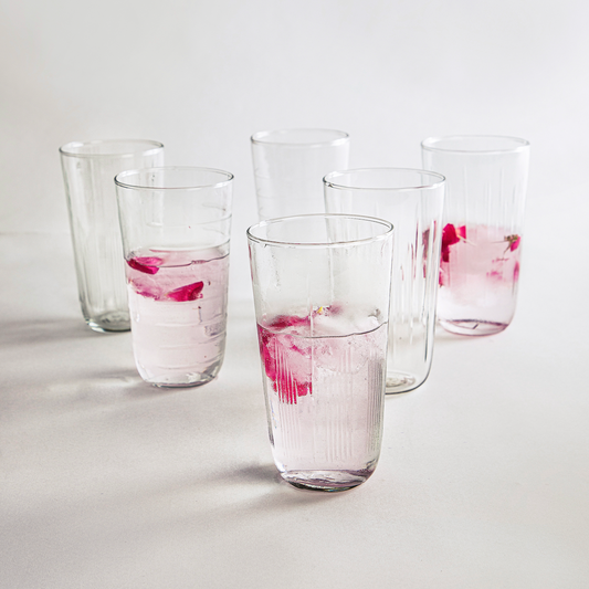 Tall Glasses Set of 6