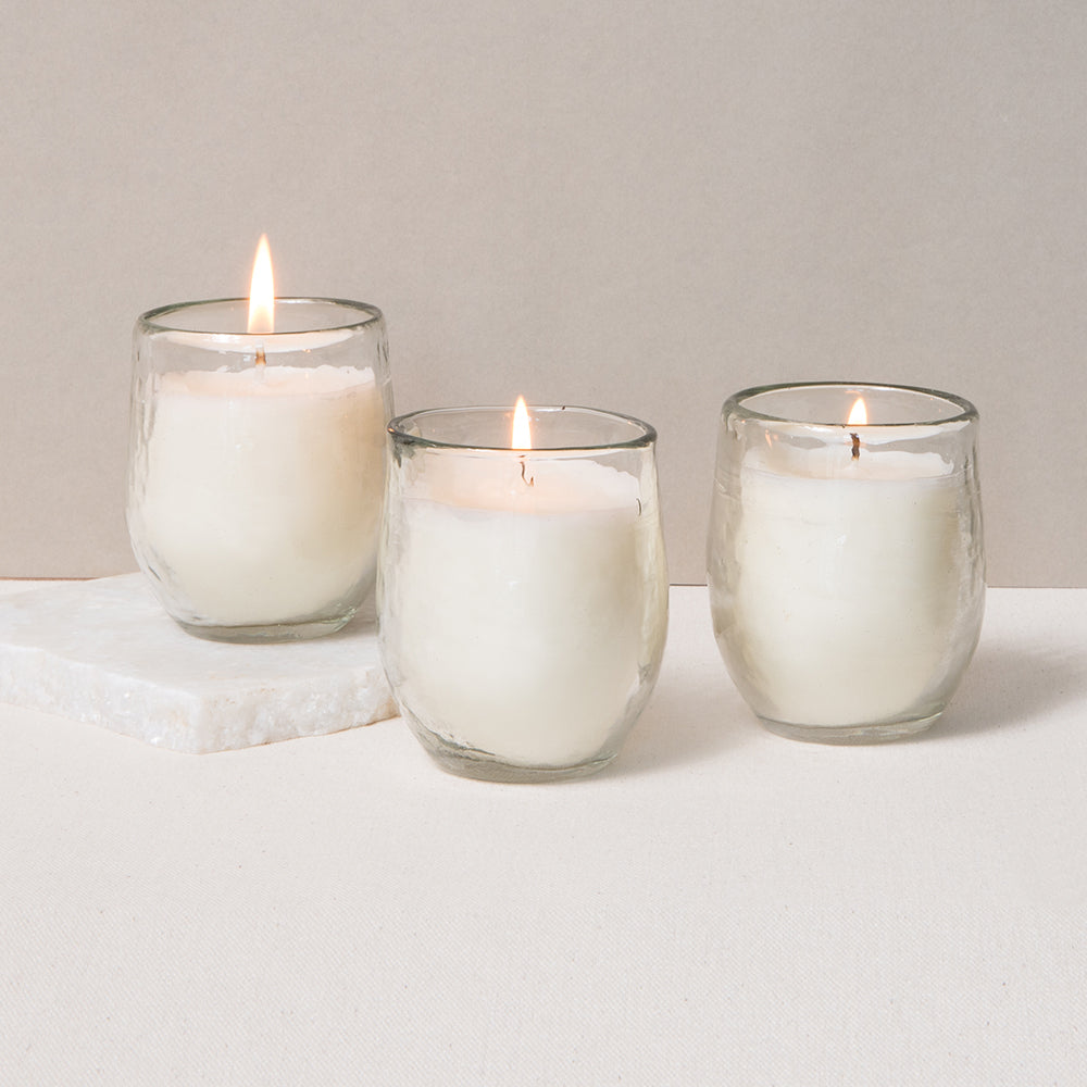 Filled Votive Candles Set of 3