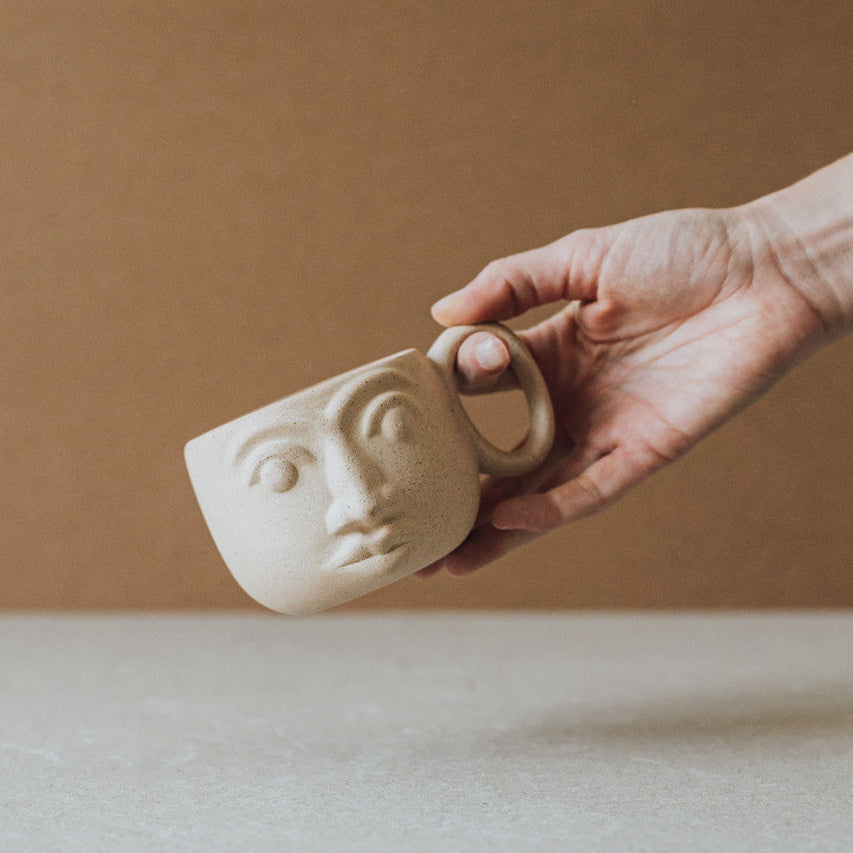 Handcrafted Face Mug