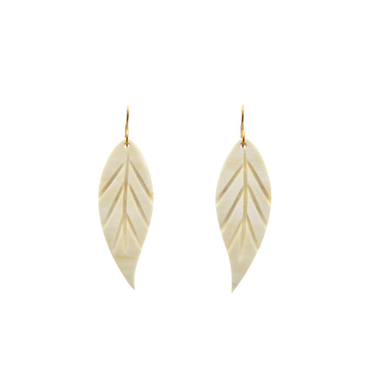 Large Leaf Earrings