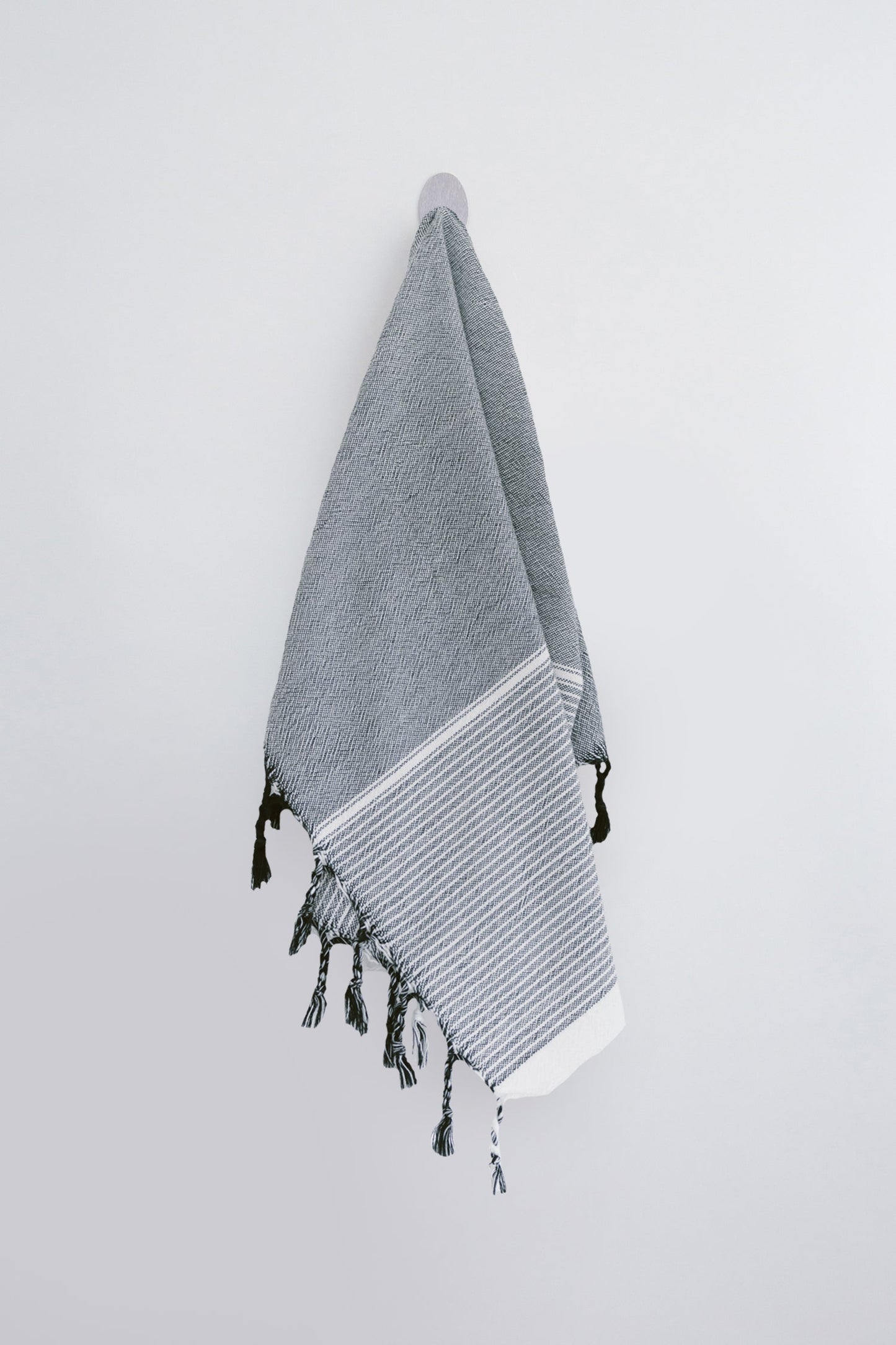 Grey Stripe Tribeca Hand Towel