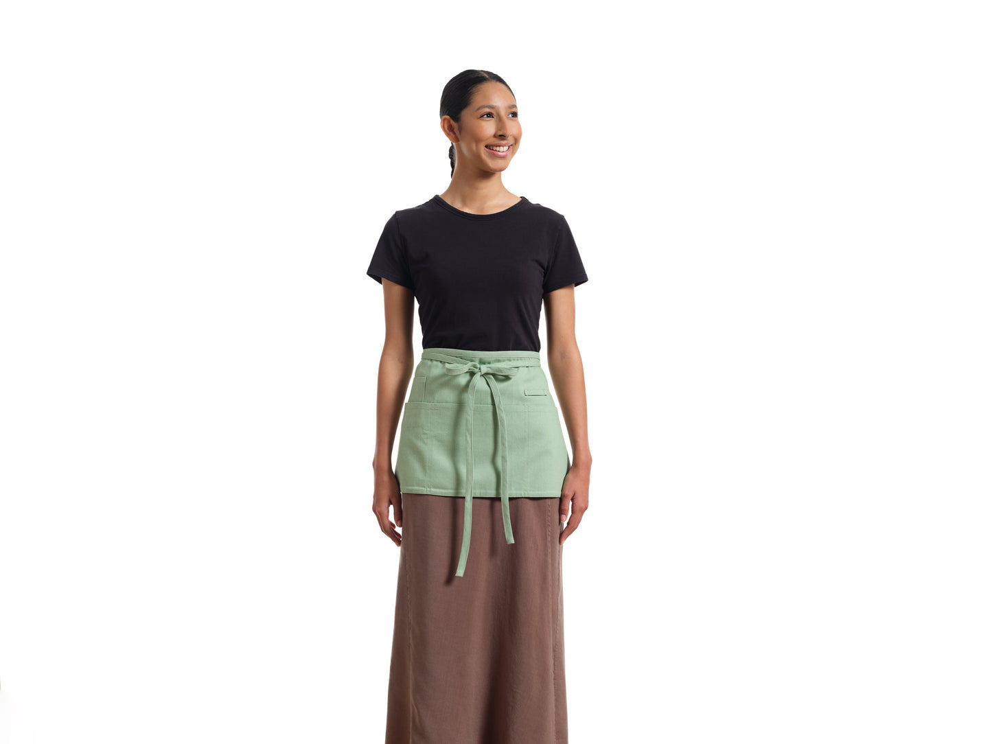 Waist Apron for Women and Men - Short Apron With 3 Pockets